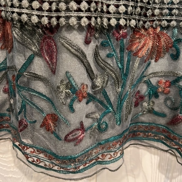 PICADILLY LAYERED LOOK TUNIC TOP SIZE XS - Picture 4 of 9